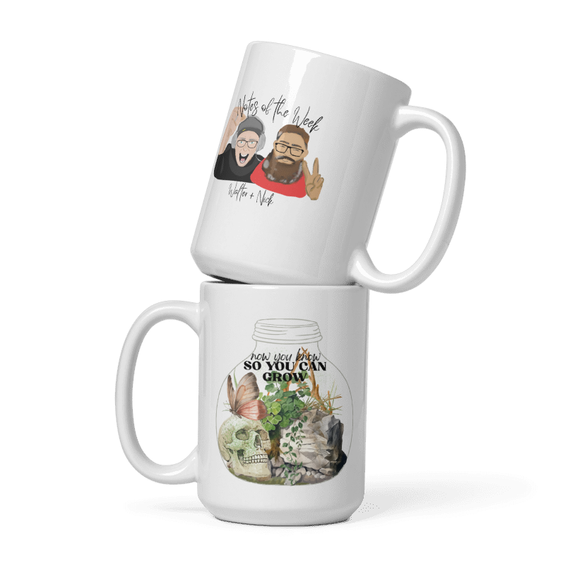 Now You Know So You Can Grow, Notes of the Week (Right Handed) - Coffee Mug